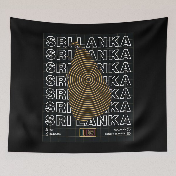 Item preview, Sri Lanka Minimal Map designed and sold by Atlas-Array.