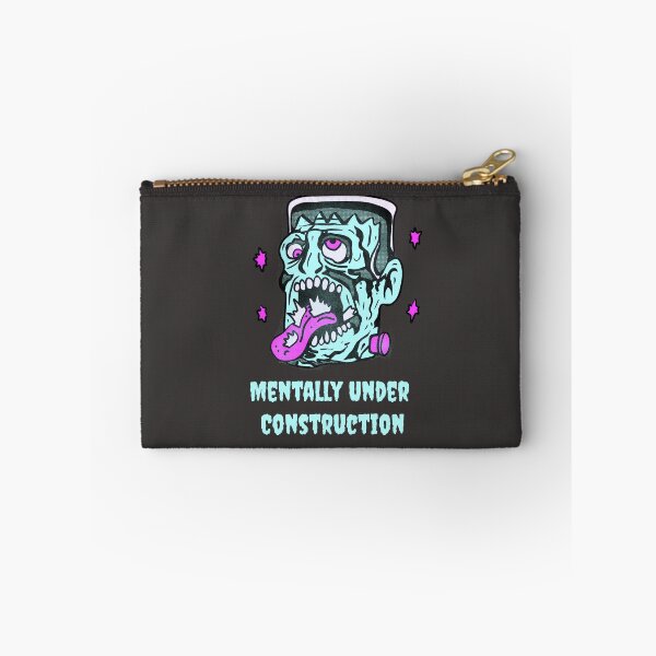 Item preview, Funny Frankenstein Mentally Under Construction Illustration designed and sold by beboplab.