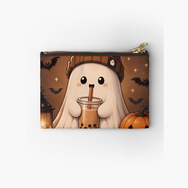Item preview, Cute Ghost Boba Tea Halloween Spooky designed and sold by Soluna Studio.