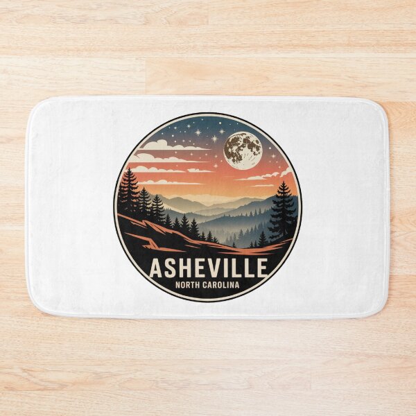 Item preview, Asheville North Carolina: Misty Mountain Nightscape designed and sold by CircinusStore.