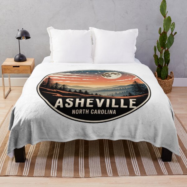 Item preview, Asheville North Carolina: Misty Mountain Nightscape designed and sold by CircinusStore.
