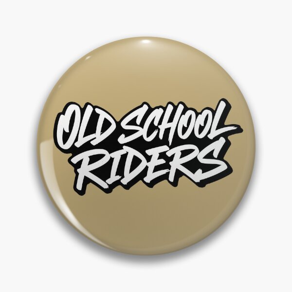 Item preview, Old School Riders Retro Brush Streetwear Logo designed and sold by DigitalArtx-com.