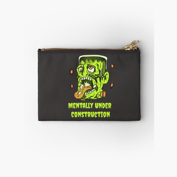 Item preview, Funny Frankenstein Mentally Under Construction Illustration designed and sold by beboplab.