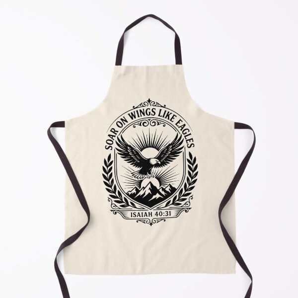 Item preview, Soar on Wings Like Eagles | Isaiah 40:31 Christian Crest designed and sold by stylishdzign.