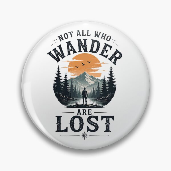 Item preview, Not all who wander are lost designed and sold by thewandswant.