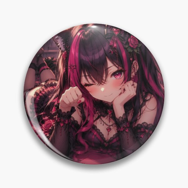 Item preview, Meow Come Closer – Dark Rose Neko Girl Gothic Aesthetic designed and sold by Revyra Design .