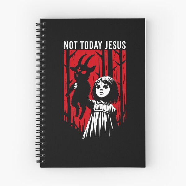 Item preview, Not Today Jesus Dark Horror Halloween Quote designed and sold by margamPagenberg.