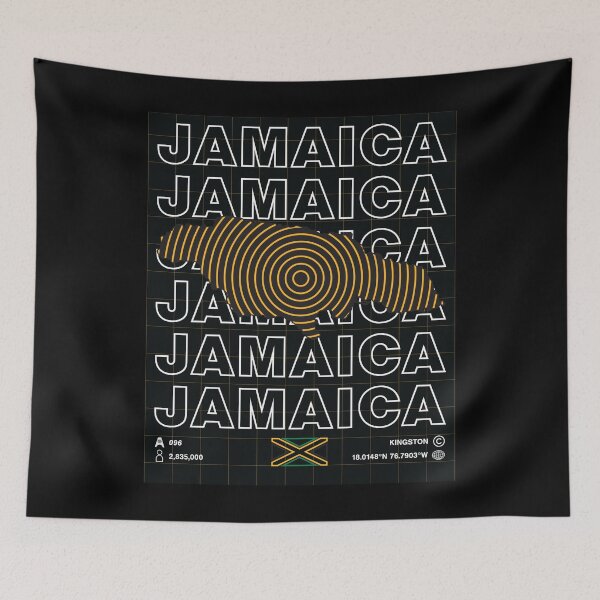 Item preview, Jamaica Minimal Map designed and sold by Atlas-Array.