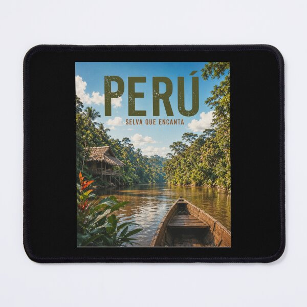 Item preview, Peru Amazon Rainforest travel poster  designed and sold by Tienda-Vane.
