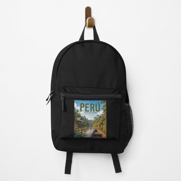 Item preview, Peru Amazon Rainforest travel poster designed and sold by Tienda-Vane.
