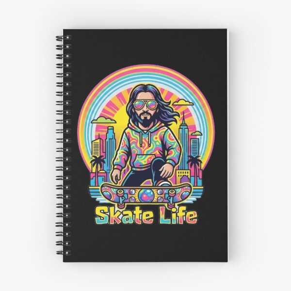Item preview, Jesus Skateboarding - Funny Christian Skateboarding Humor Sarcastic Jesus Skating Longboard designed and sold by Sloyar.