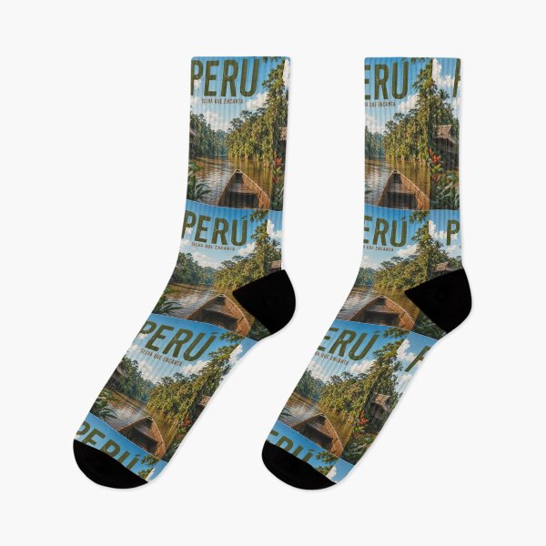 Item preview, Peru Amazon Rainforest travel poster  designed and sold by Tienda-Vane.