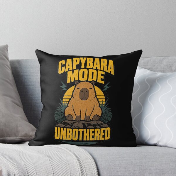 Item preview, Capybara Mode Unbothered Funny Chill Capybara designed and sold by Fragy72.