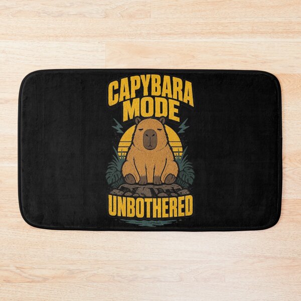 Item preview, Capybara Mode Unbothered Funny Chill Capybara designed and sold by Fragy72.