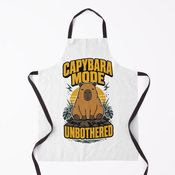 Item preview, Capybara Mode Unbothered Funny Chill Capybara designed and sold by Fragy72.