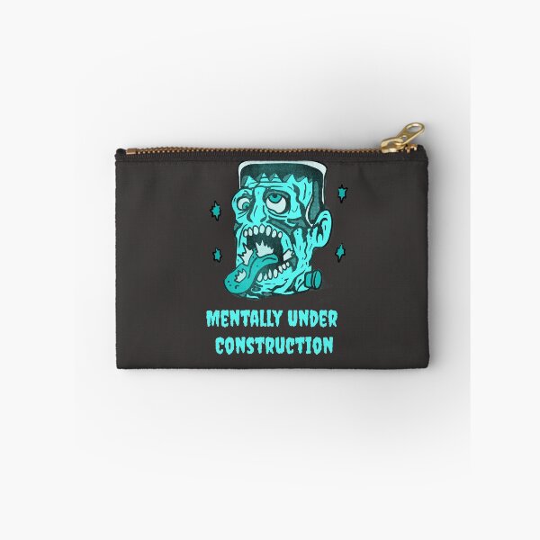 Item preview, Funny Frankenstein Mentally Under Construction Illustration designed and sold by beboplab.