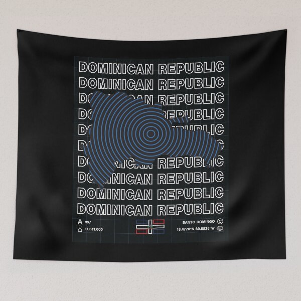 Item preview, Dominican Republic Minimal Map designed and sold by Atlas-Array.