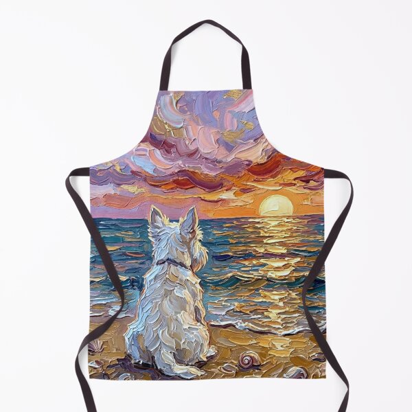 Item preview, Summer Sunset - White Scotty designed and sold by AjaTrier.