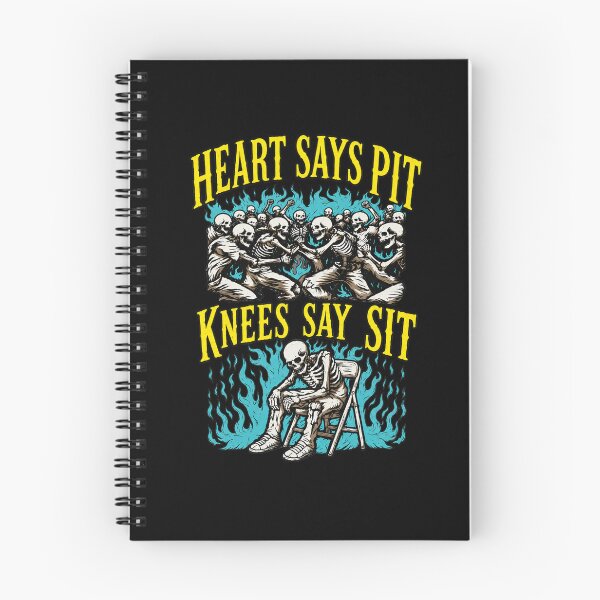 Item preview, Heart Says Pit Knees Say Sit Funny Skeleton Design designed and sold by margamPagenberg.