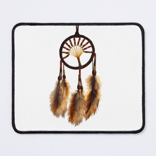 Item preview, Rustic Tree of Life Dreamcatcher with Natural Feathers designed and sold by Kimberly Palmer.
