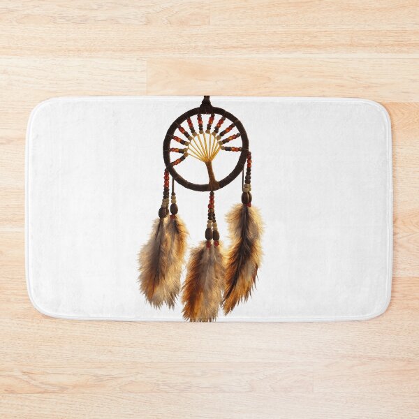 Item preview, Rustic Tree of Life Dreamcatcher with Natural Feathers designed and sold by Kimberly Palmer.