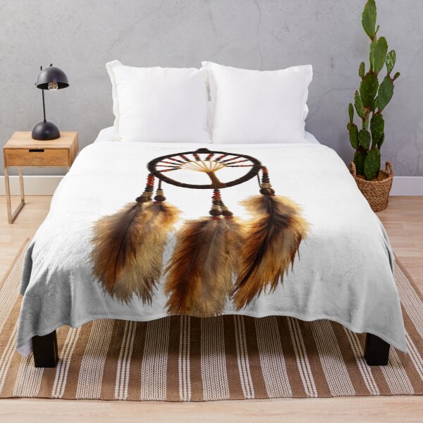 Item preview, Rustic Tree of Life Dreamcatcher with Natural Feathers designed and sold by Kimberly Palmer.