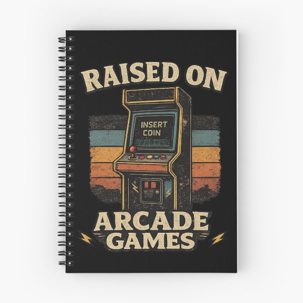Item preview,  Raised on Arcade Games | Retro Nostalgia Gifts for Old School Lovers designed and sold by BrokenLabel.