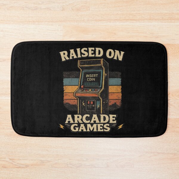 Item preview,  Raised on Arcade Games | Retro Nostalgia Gifts for Old School Lovers designed and sold by BrokenLabel.