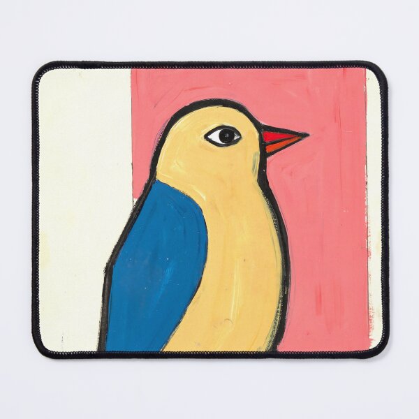 Item preview, Mid Century Modern Folk Bird - Abstract Art designed and sold by Filora Atelier | Bird Art.