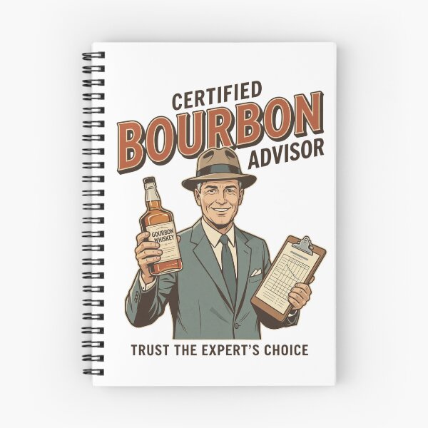 Item preview, Certified Bourbon Advisor | Bourbon Lover Gift | Mid-Century Illustration Shirt designed and sold by Anastasiia Yurevych.