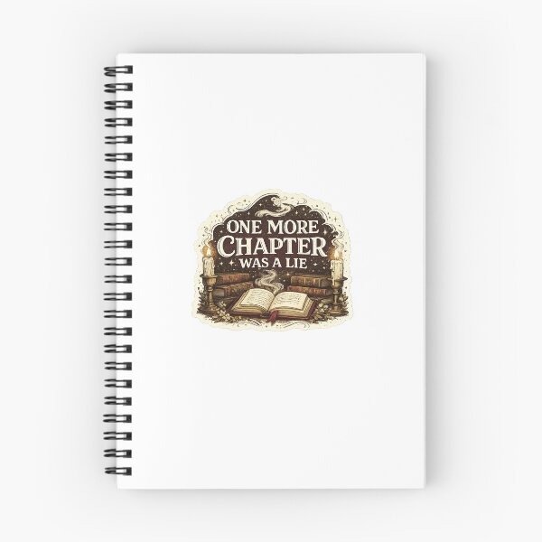 Item preview, One More Chapter Was a Lie – Bookish Reader designed and sold by Zelio69.