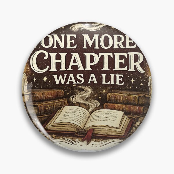 Item preview, One More Chapter Was a Lie – Bookish Reader designed and sold by Zelio69.