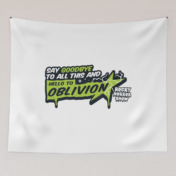 Item preview, Hello To Oblivion Super Heroes Riff Raff Magenta Lyric designed and sold by All-And-Every.
