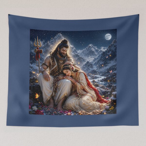 Item preview, Lord Shiva and Sati Divine Love designed and sold by hutofdesigns.