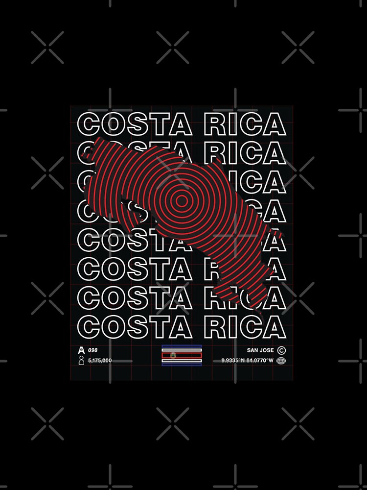 Thumbnail 4 of 4, iPhone Case, Costa Rica Minimal Map designed and sold by Atlas-Array.