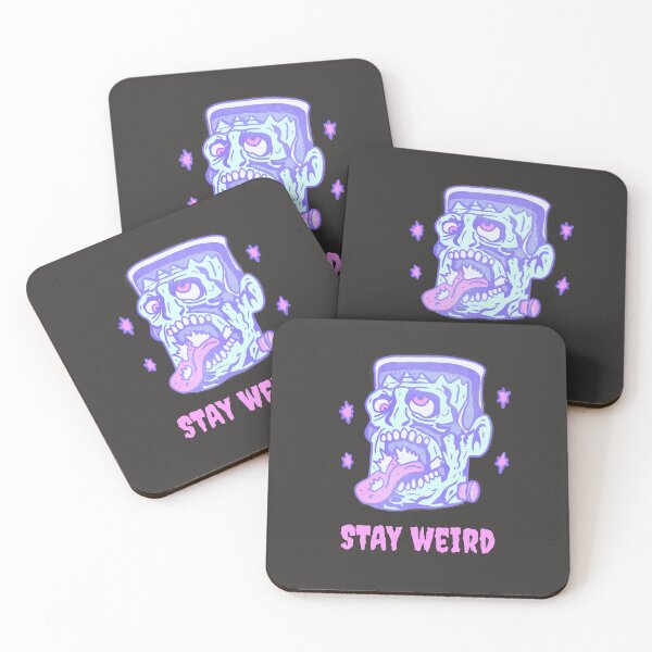 Item preview, Funny Frankenstein Stay Weird Classic Horror Illustration designed and sold by beboplab.
