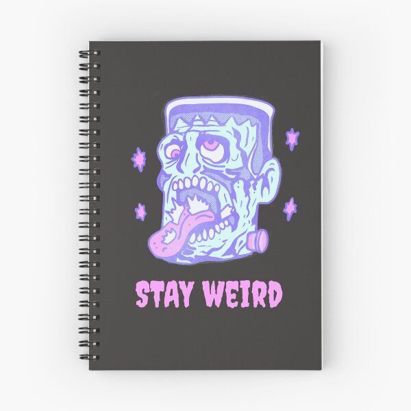Item preview, Funny Frankenstein Stay Weird Classic Horror Illustration designed and sold by beboplab.