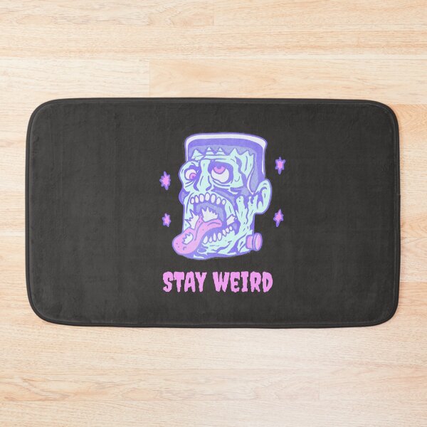 Item preview, Funny Frankenstein Stay Weird Classic Horror Illustration designed and sold by beboplab.