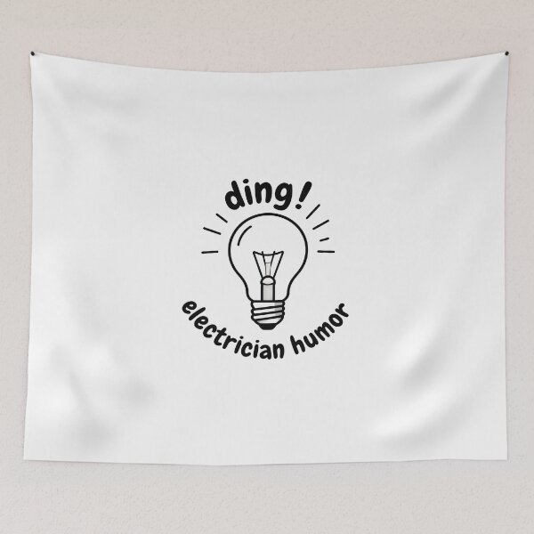 Item preview, Electrician Gift Idea, Broken Light Bulb Fixed with Tape, Funny Work Shirt designed and sold by Flownow.