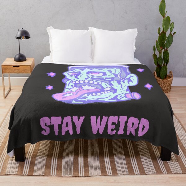 Item preview, Funny Frankenstein Stay Weird Classic Horror Illustration designed and sold by beboplab.