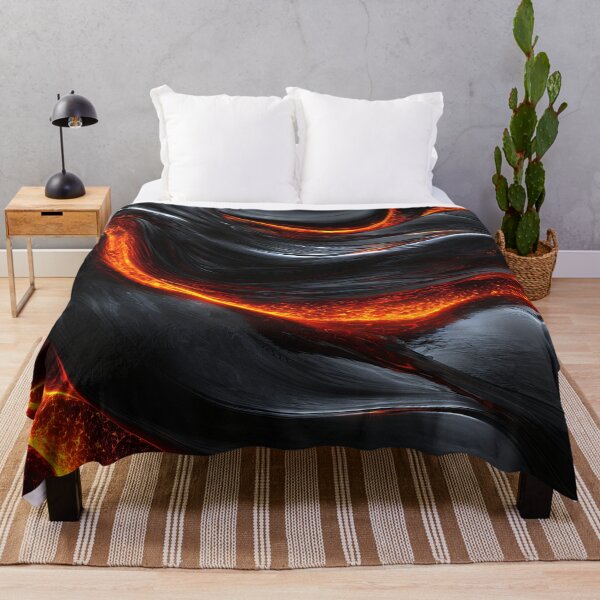 Item preview, Volcanic Molten Lava Liquid Wave Abstract Pattern designed and sold by Aimaniia666.