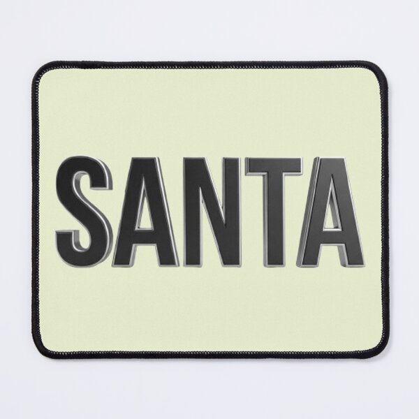 Item preview, SANTA Text T Shirt For Sale designed and sold by God Faith ⭐️⭐️⭐️.