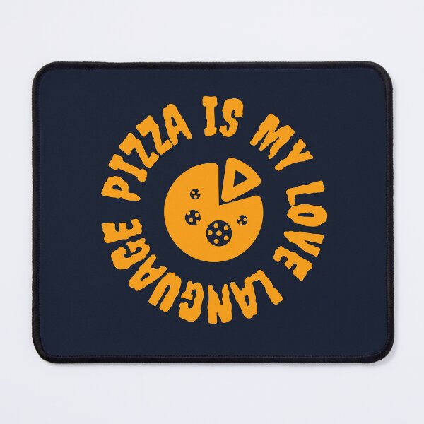 Item preview, Pizza Is My Love Language Retro Badge designed and sold by Moodprint5.
