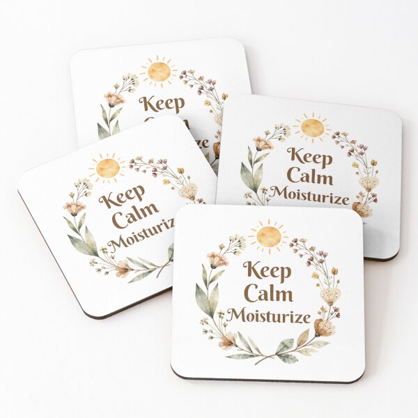 Item preview, Boho Wreath Keep Calm Moisturize designed and sold by lsawareness.