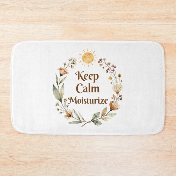 Item preview, Boho Wreath Keep Calm Moisturize designed and sold by lsawareness.