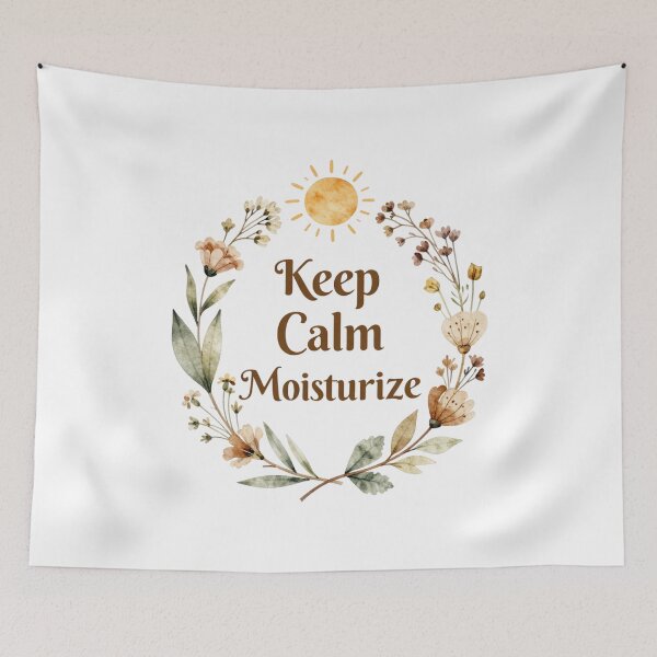 Item preview, Boho Wreath Keep Calm Moisturize designed and sold by lsawareness.
