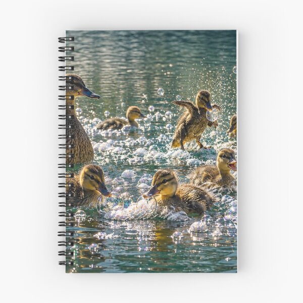 Item preview, Ducks playing in water with bubbles designed and sold by Kimberly Palmer.