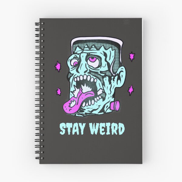 Item preview, Funny Frankenstein Stay Weird Classic Horror Illustration designed and sold by beboplab.