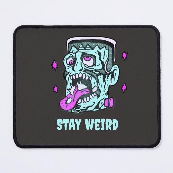 Item preview, Funny Frankenstein Stay Weird Classic Horror Illustration designed and sold by beboplab.