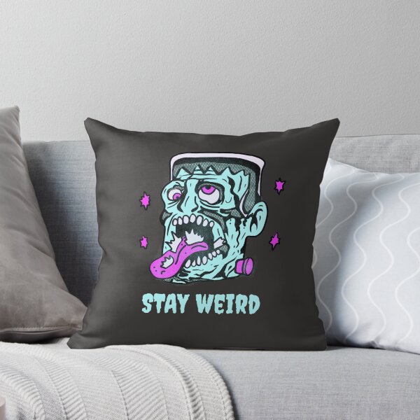 Item preview, Funny Frankenstein Stay Weird Classic Horror Illustration designed and sold by beboplab.